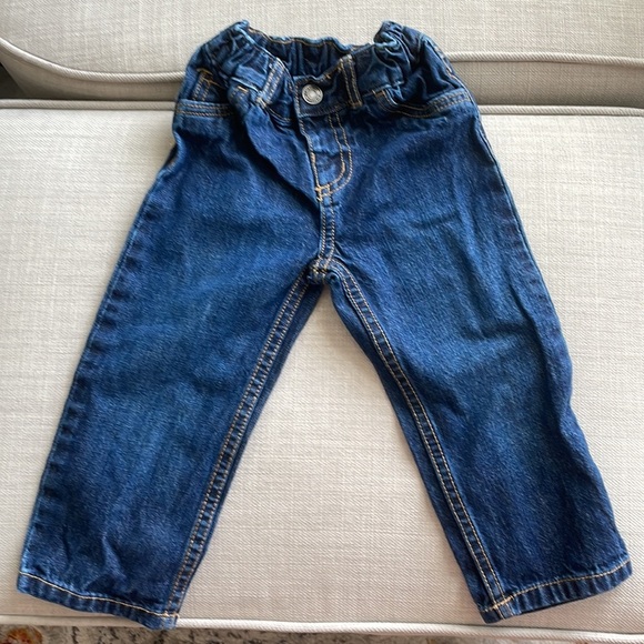 Nautica Navy Blue Cardigan Sz 12 M & Carters 18M jeans - Picture 5 of 7